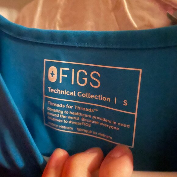 Extreme Blue Scrub Set from Figs (limited edition) - Picture 3 of 4